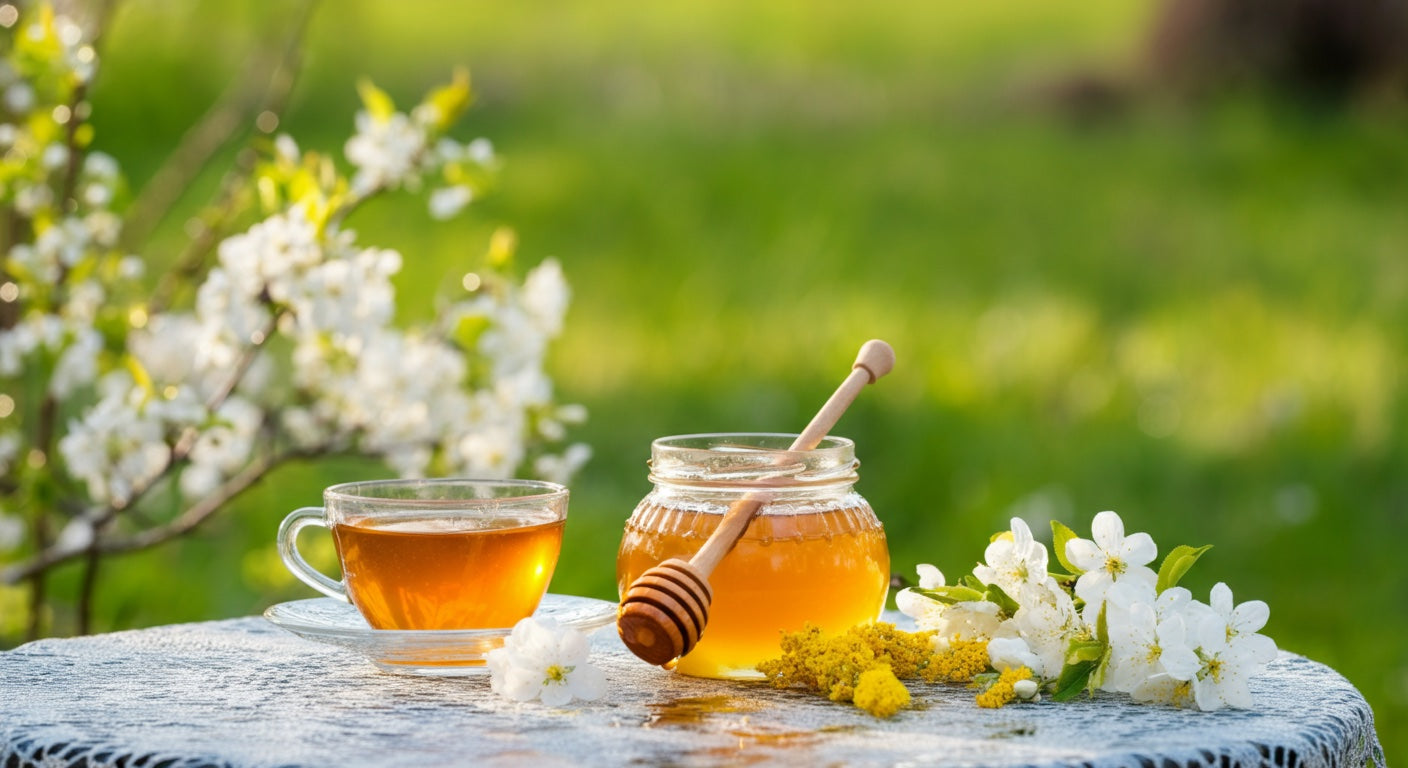 Raw honey for seasonal allergies