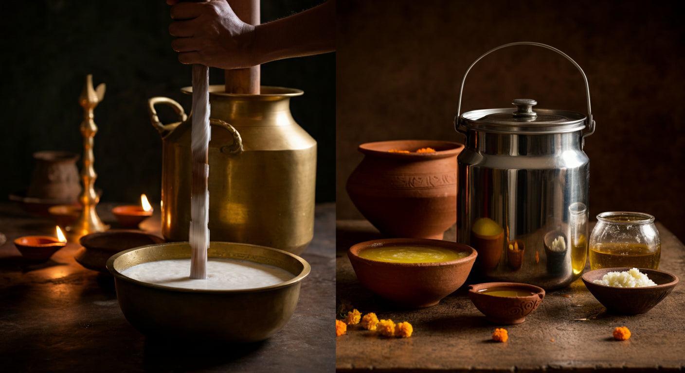 Bilona Ghee vs Regular Ghee: Why Traditional Ghee Costs 3x More
