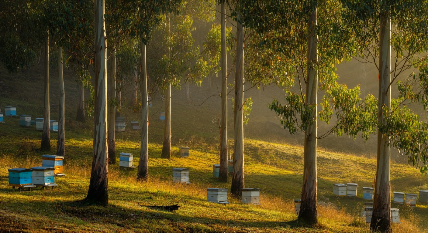 Eucalyptus honey — sourced from Uttarakhand foothills