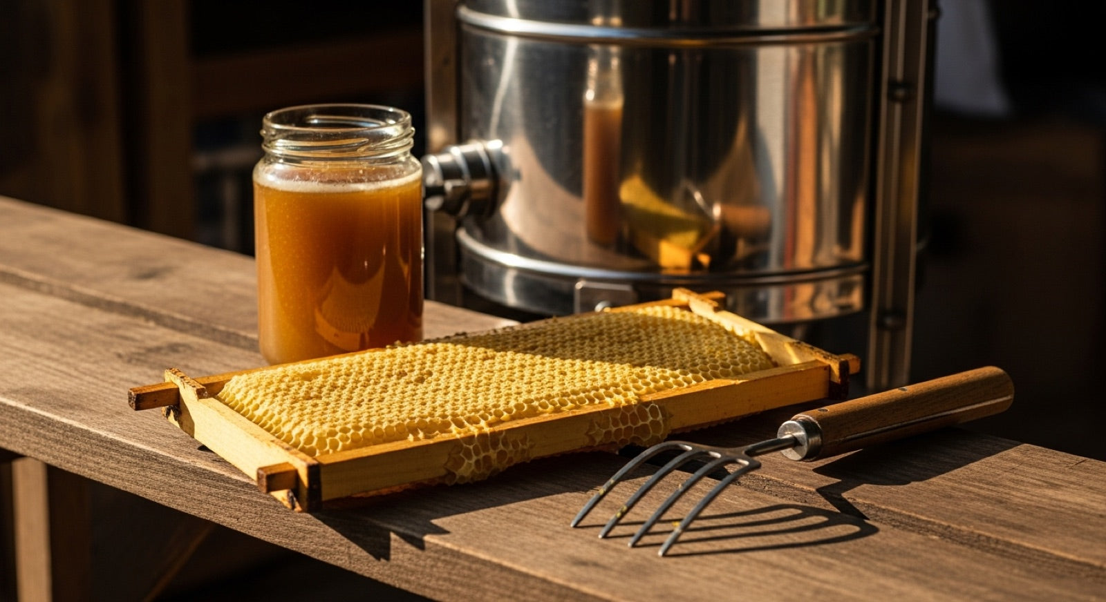 Raw Honey Extraction Methods: Crush, Spin & Comb hero image