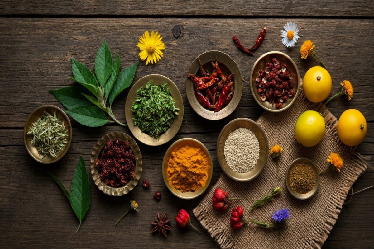 Himalayan herbs and spices guide - traditional mountain wellness ingredients