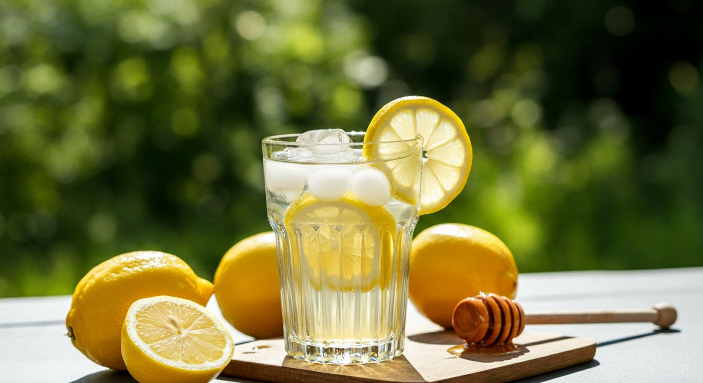 Honey summer superfood — refreshing drinks