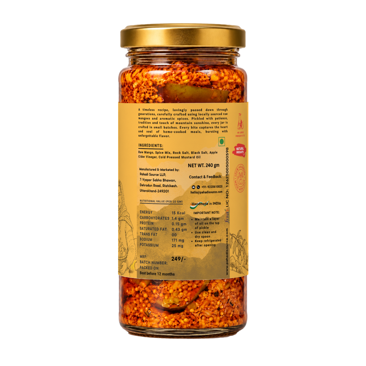 Pahadi Source Mango Pickle
