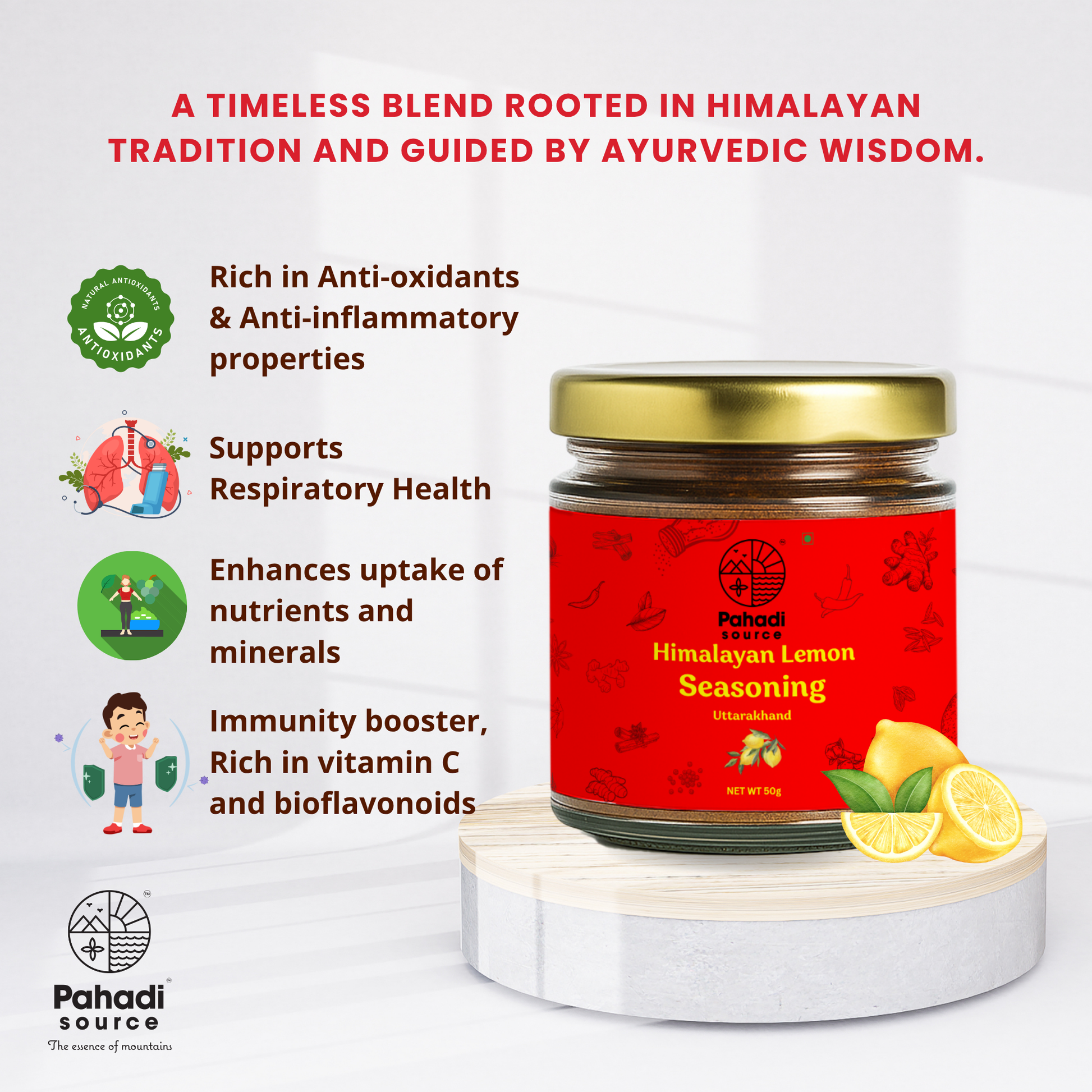 Himalayan Lemon (Galgal) Seasoning by Pahadi Source | 50gm