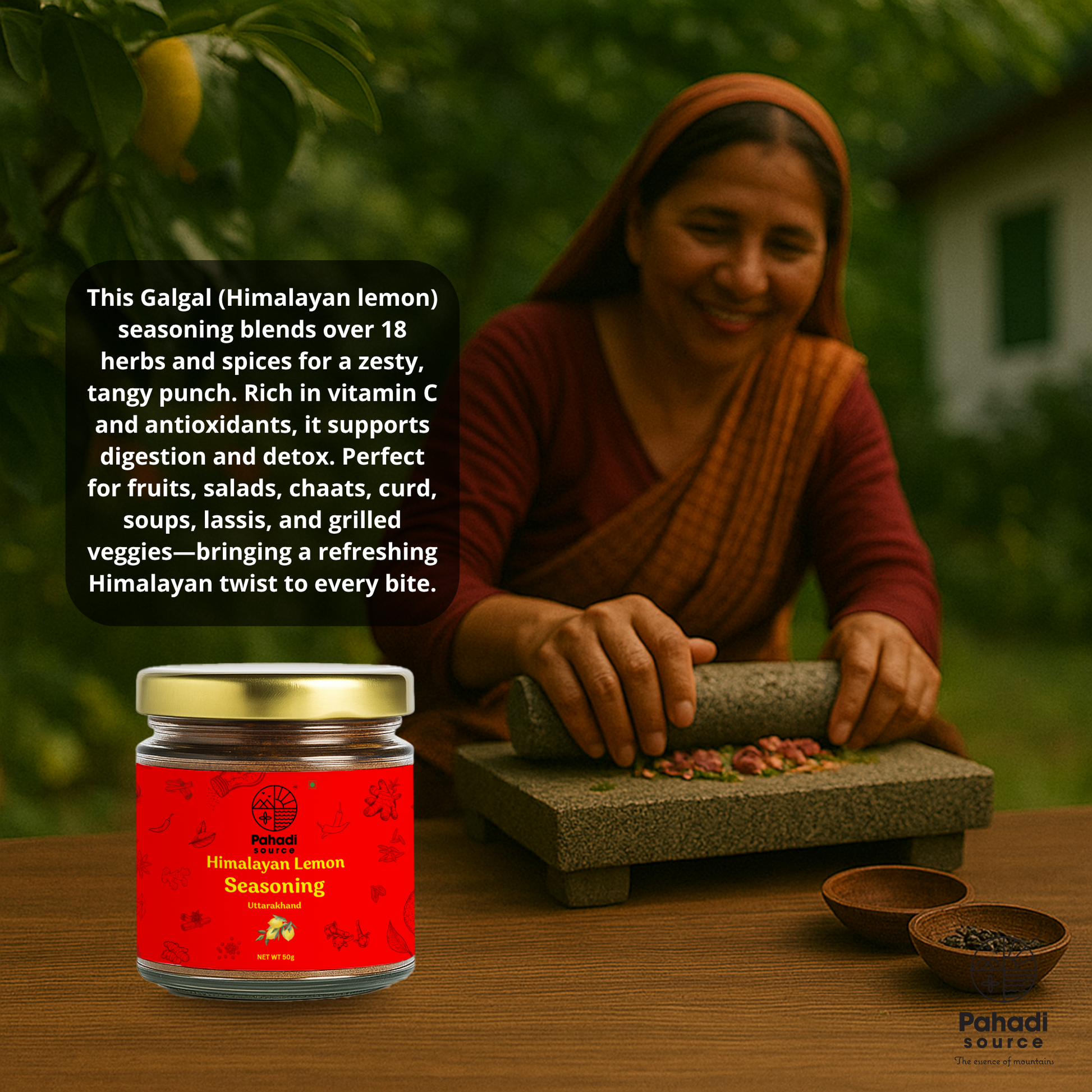 Himalayan Lemon (Galgal) Seasoning by Pahadi Source | 50gm