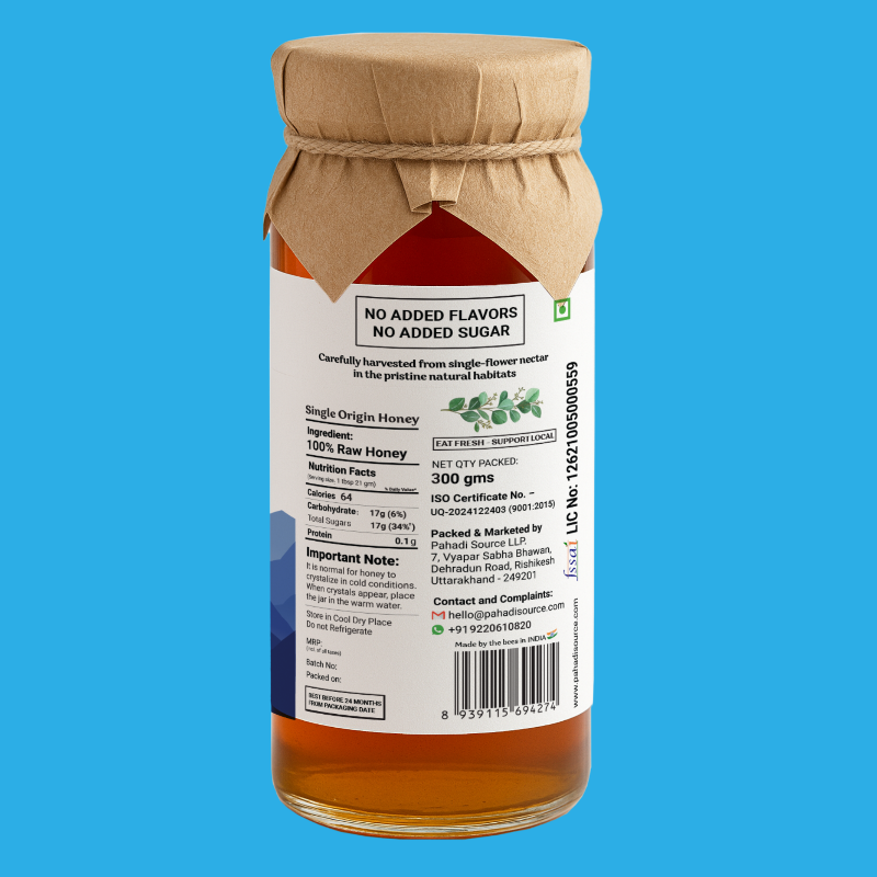 Eucalyptus Honey | 100% Raw Single-Origin Himalayan Honey – Pahadi Source