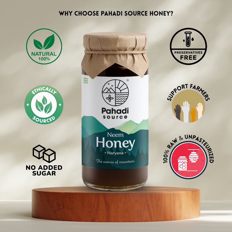 Neem Honey | 100% Raw Single-Origin Aravalli Honey – Pahadi Source