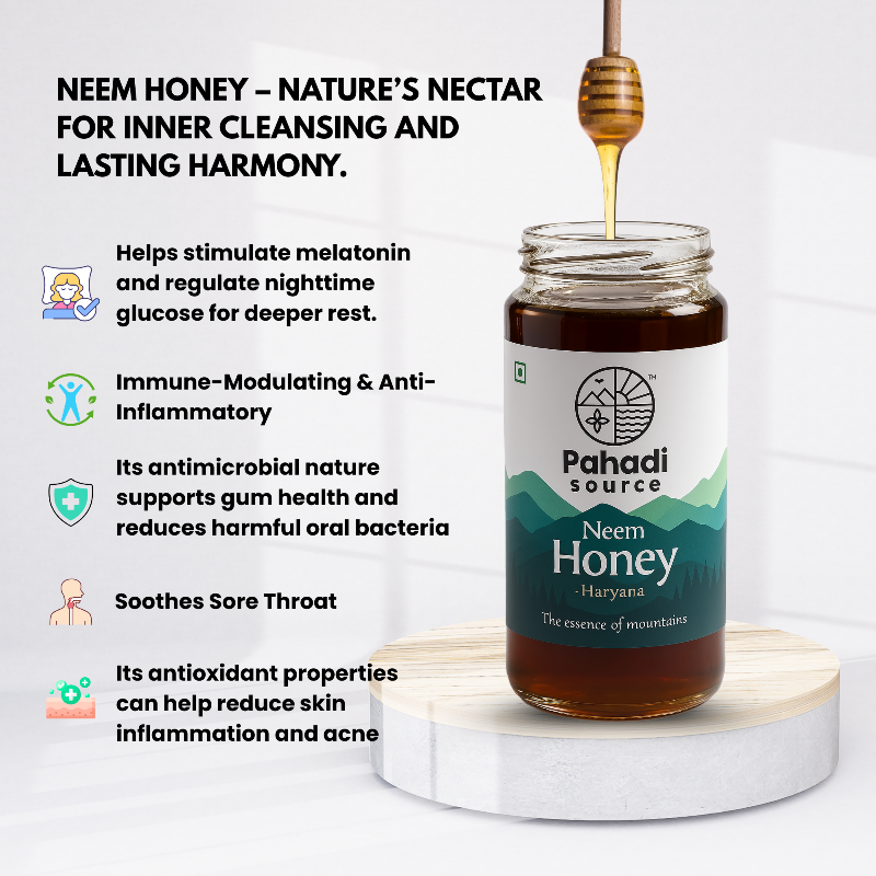 Neem Honey | 100% Raw Single-Origin Aravalli Honey – Pahadi Source