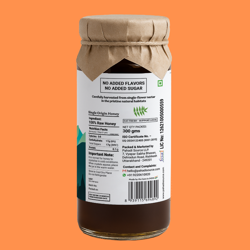 Neem Honey | 100% Raw Single-Origin Aravalli Honey – Pahadi Source