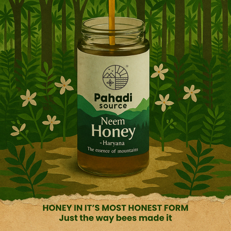 Neem Honey | 100% Raw Single-Origin Aravalli Honey – Pahadi Source