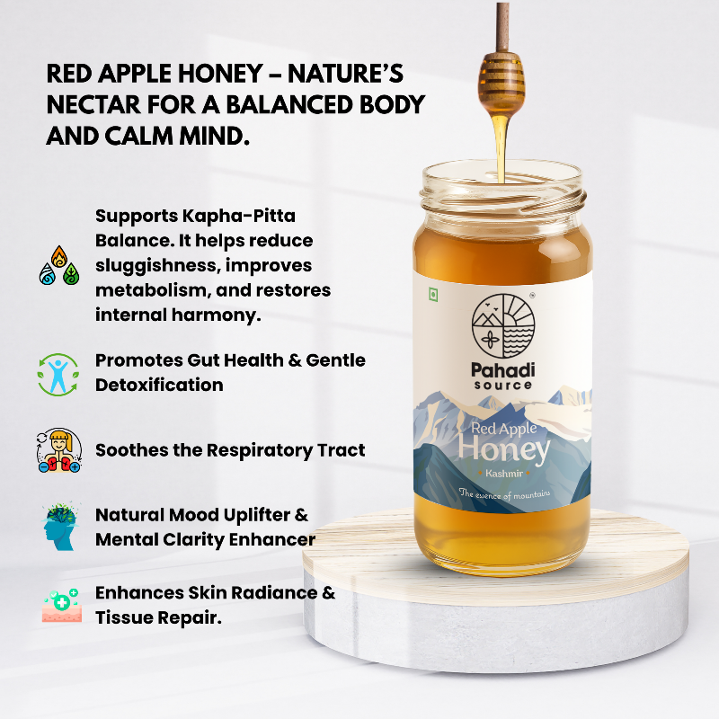 Red Apple Honey | 100% Raw Multi-Origin Himalayan Honey – Pahadi Source