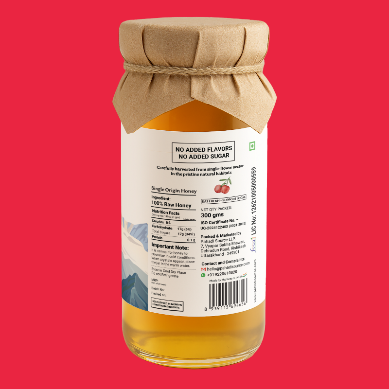 Red Apple Honey | 100% Raw Multi-Origin Himalayan Honey – Pahadi Source