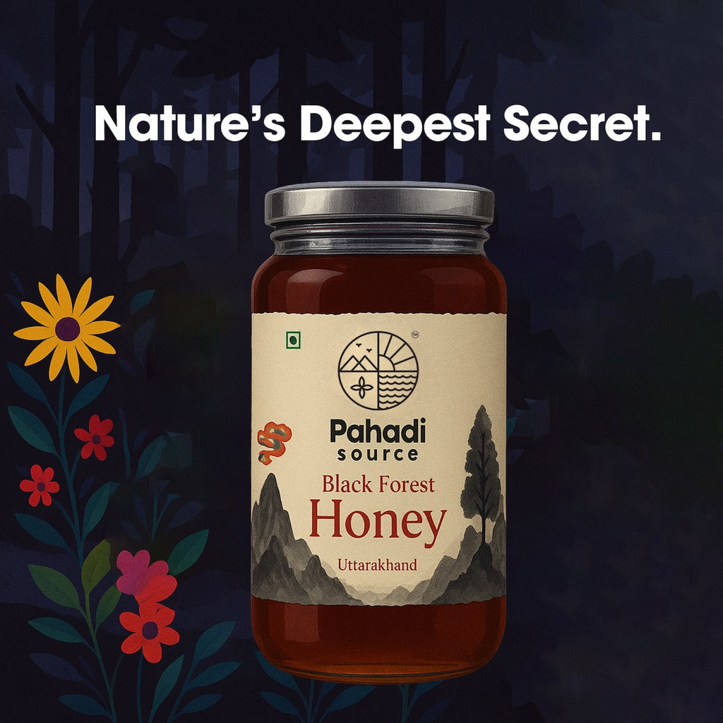 Black Forest Raw Honey | 100% Raw Multi-Origin Himalayan Honey – Pahadi Source