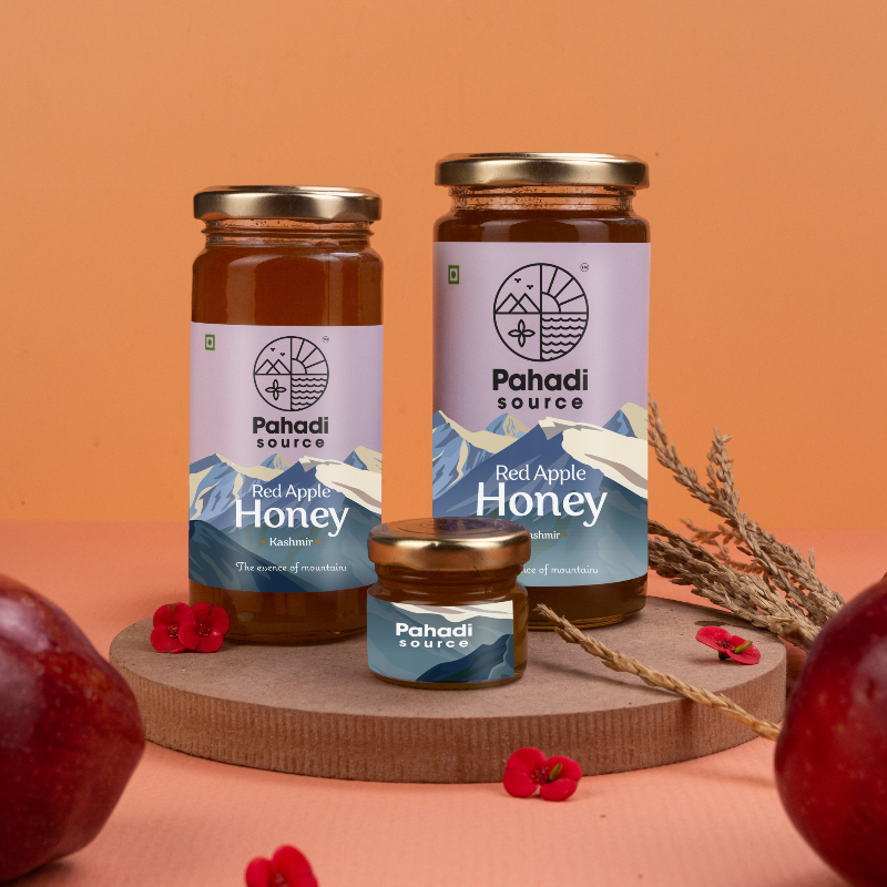 Red Apple Honey | 100% Raw Multi-Origin Himalayan Honey – Pahadi Source