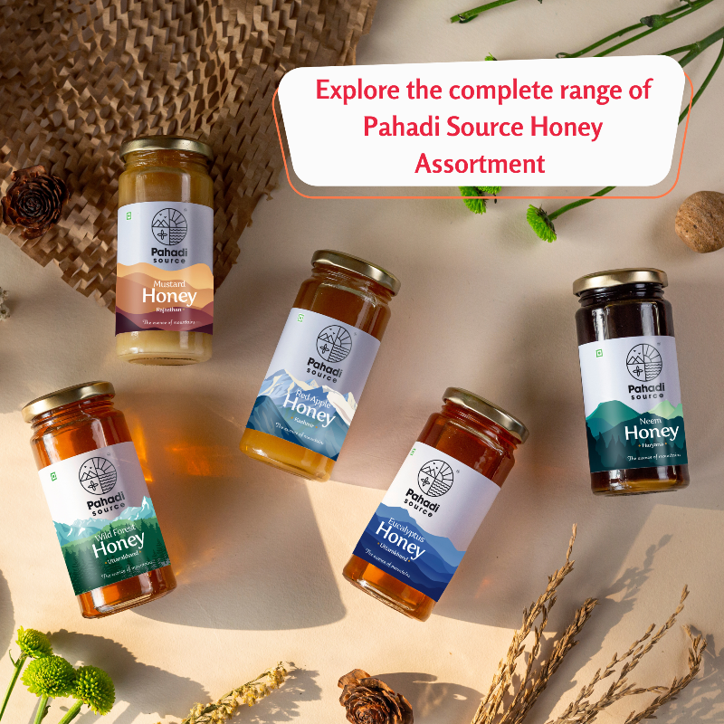 Red Apple Honey | 100% Raw Multi-Origin Himalayan Honey – Pahadi Source