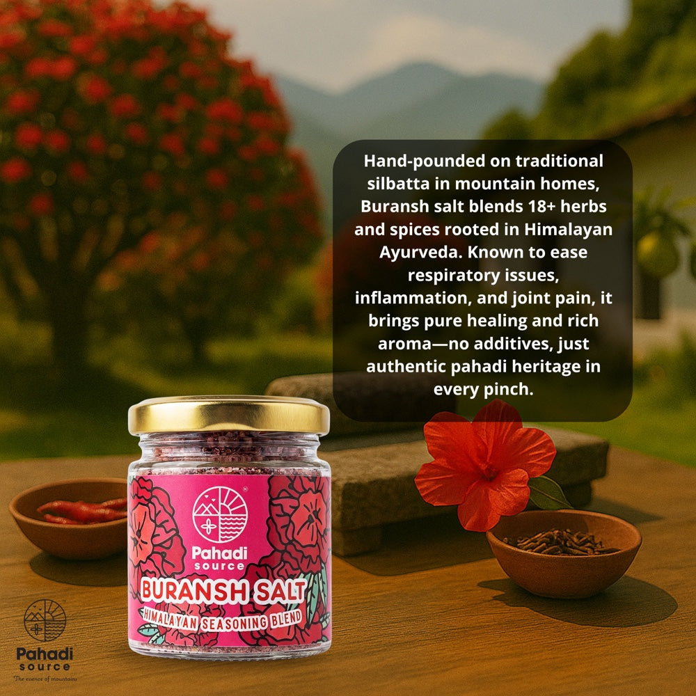 Buransh Salt packaging detail